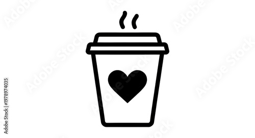 coffee cup, cup icon, coffee icon, mug icon, beverage icon, drink icon, hot coffee, espresso cup, latte cup, cappuccino cup, cafe coffee, barista coffee, steaming coffee, coffee heart, heart coffee, l