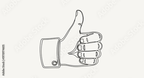 Hand giving thumbs up gesture.