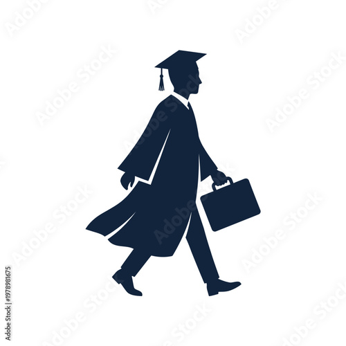 A graduate celebrates with a cap and diploma in a university setting indoors