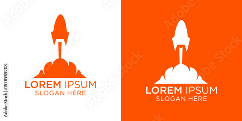 Rocket logos launching businesses to new heights with dynamic design