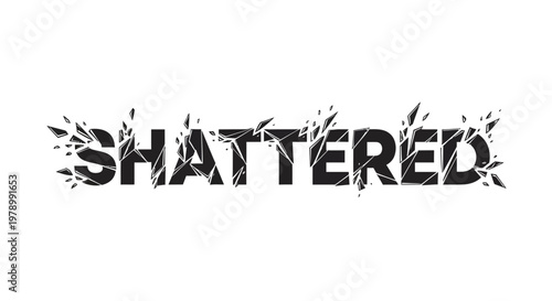 Shattered Text Effect