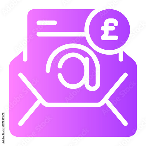 pound gradient icon