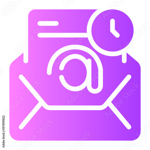 time gradient icon