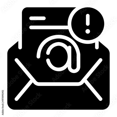 warning glyph icon