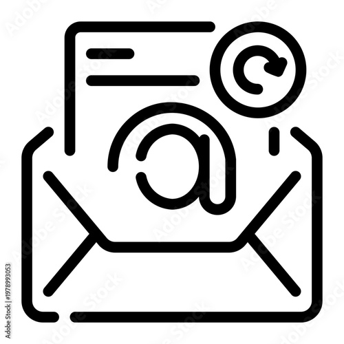 circular arrow line icon