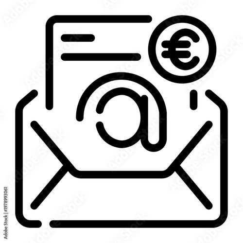 euro line icon