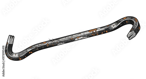 Rusty Crowbar Tool