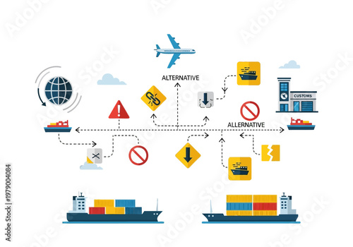 Logistics Network Planning Optimizing Global Shipping and Air Cargo Routes