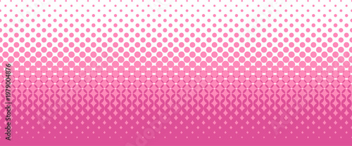 ハーフトーンのドットのシームレスな背景画像。（Halftone dots seamless background image.）
