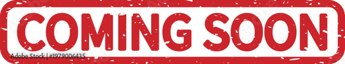 COMING SOONのスタンプ風アイコン｜近日公開・準備中を示す予告ラベル COMING SOON Stamp Style Icon / Coming Soon Announcement Label
