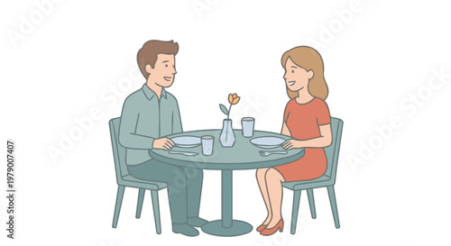 Couple Having Dinner