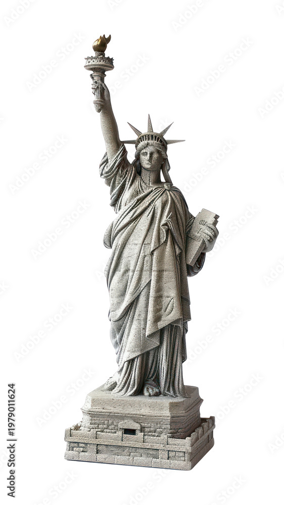 Fototapeta premium PNG Iconic freedom symbol statue