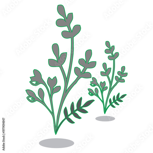 Plant Logo Elegant Nature Design