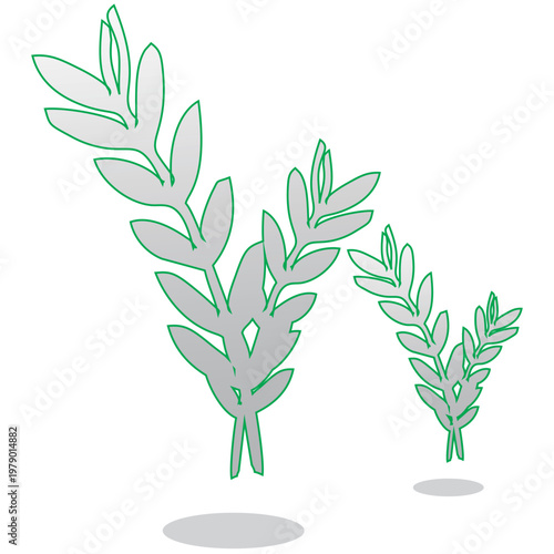 Plant Logo Elegant Nature Design