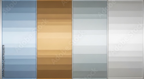 A series of wooden planks arranged in different patterns and shades
