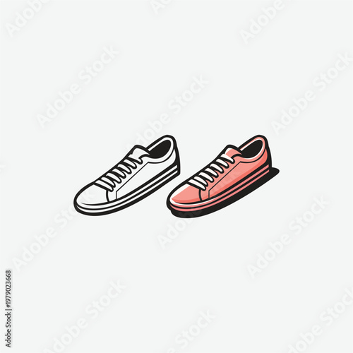 Sneakers Icon for logo template