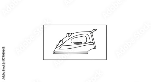 Household Steam Iron, Clothes Ironing Tool, Laundry Appliance, Household Equipment