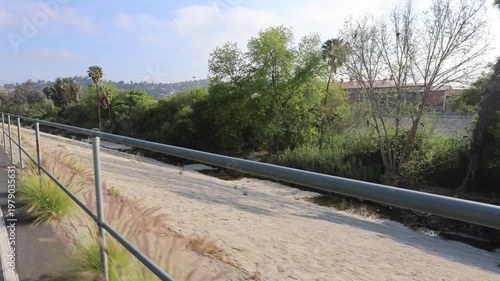 Riding Along The Los Angeles River Bike Path