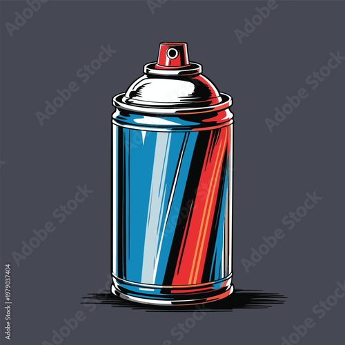 Spray paint can vector image