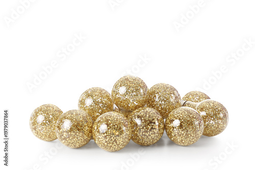 Garland with golden light b...