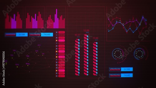 Financial stock market chart and candlestick data trends with investment analytics for trading and portfolio management.