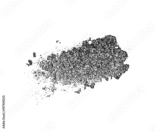 Smear of beautiful silver g...