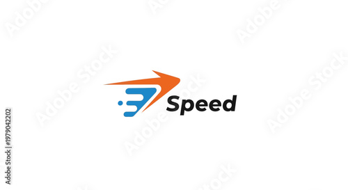Speed logo with stylized number 3.