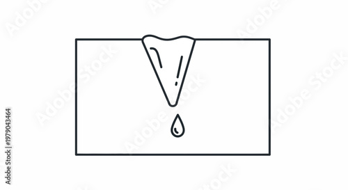 Water leak in a wall, dripping water, concept of damage and repair