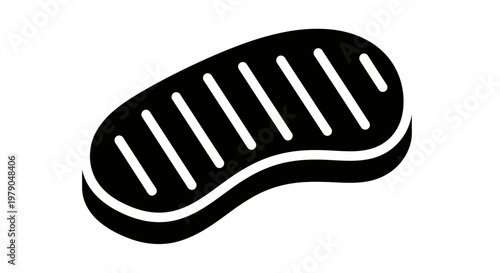 Black and white illustration of a mitochondrion the powerhouse of the cell