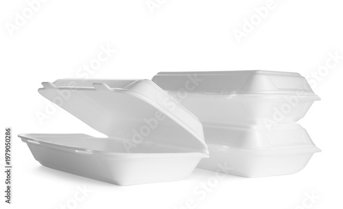 Polystyrene food containers...