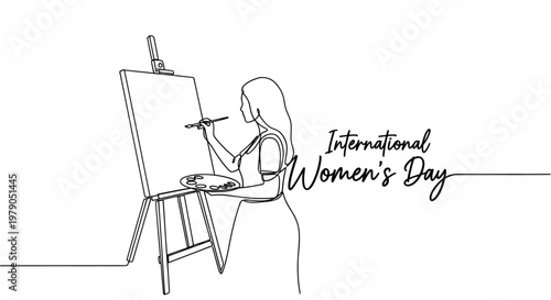 Celebrating International Women's Day with Artistic Expression and Creativity Celebrations of Women's Achievements and