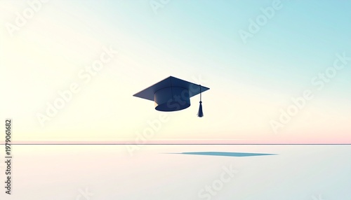 Simple symbolic image of success and academic achievement