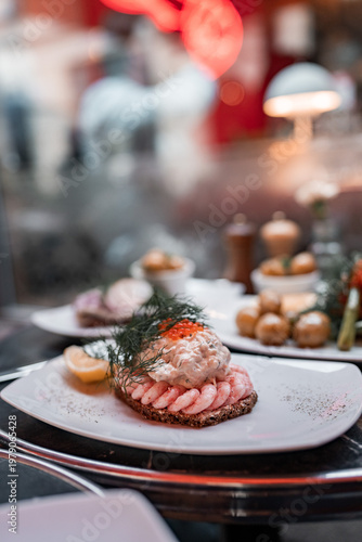 Photography Seafood smorgasbord in Stockholm, Sweden