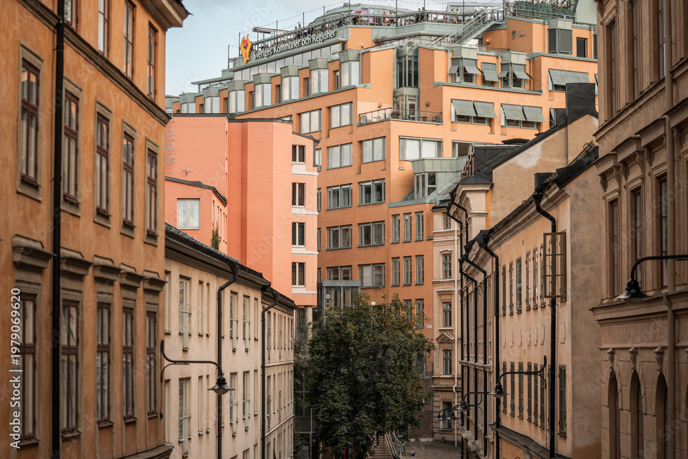 Fototapeta premium Gamla Stan old city in Stockholm, Sweden