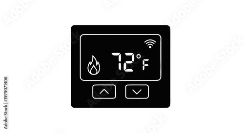 digital clock on white background