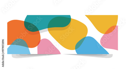 A colorful abstract composition