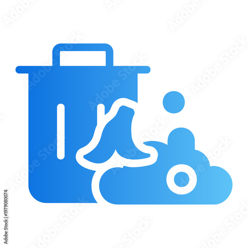 Compost symbol Line Gradient Icon