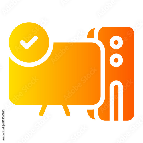 computer gradient icon