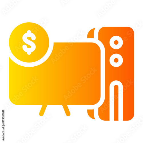 computer gradient icon
