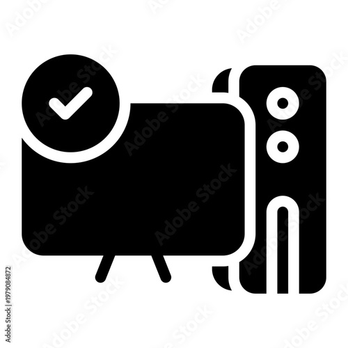 computer glyph icon
