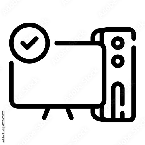 computer line icon