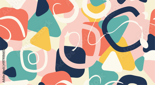 Colorful abstract shapes and patterns 17.