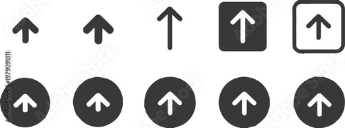 arrow glyph collection up arrow icons for user interface controls