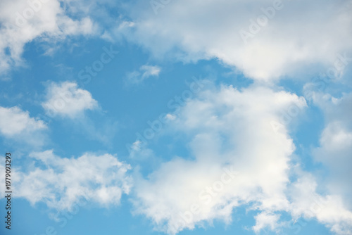 View of blue sky with white...