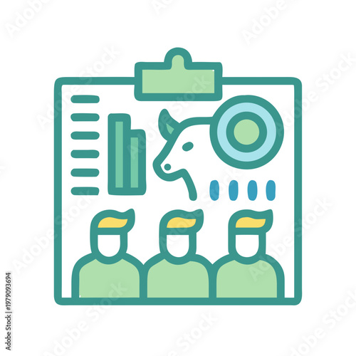 Analyzing livestock data: A graphical representation of farm management and team