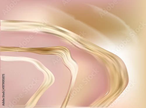 Cream texture stroke isolated on transparent background. Facial creme, foam, gel or body lotion skincare icon.