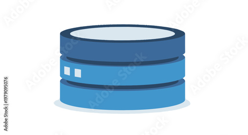 blue oil barrels isolated