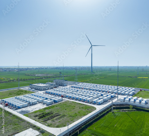 Wallpaper Mural Large Scale Battery Energy Storage System Power Plant Torontodigital.ca