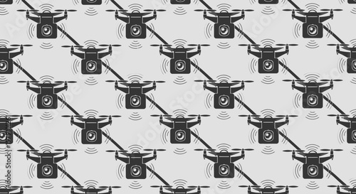Drone Technology Pattern: Aerial Surveillance, Photography, and Delivery