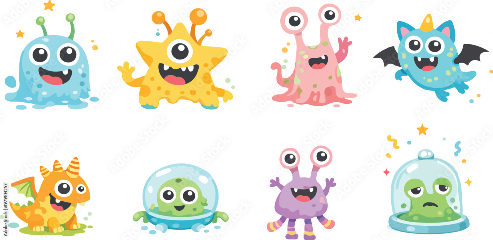 Obraz premium Fantasy Monster Pack Set 01 